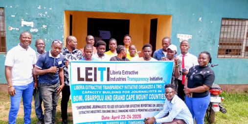 LEITI engagement with fifteen (15) rural journalists 